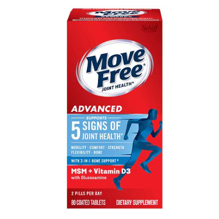 Move Free 维骨力 红瓶氨糖软骨素
