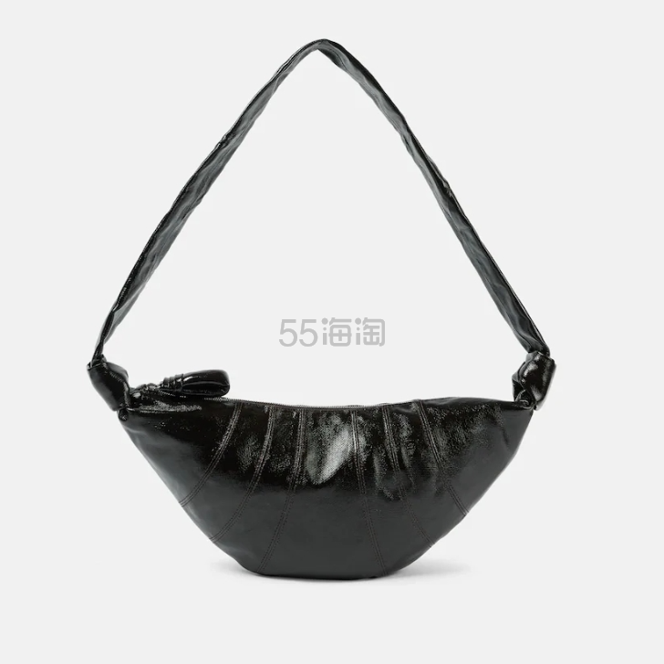 澳门站定价优势！LEMAIRE Croissant 中号黑色涂层牛角包