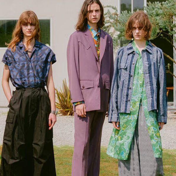 SSENSE：NEEDLES 日潮天花板，复古穿搭！法兰绒衬衫$198、黑色工装裤$234