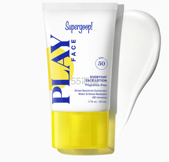 Supergoop PLAY 日常面部乳液 SPF 50 无香型