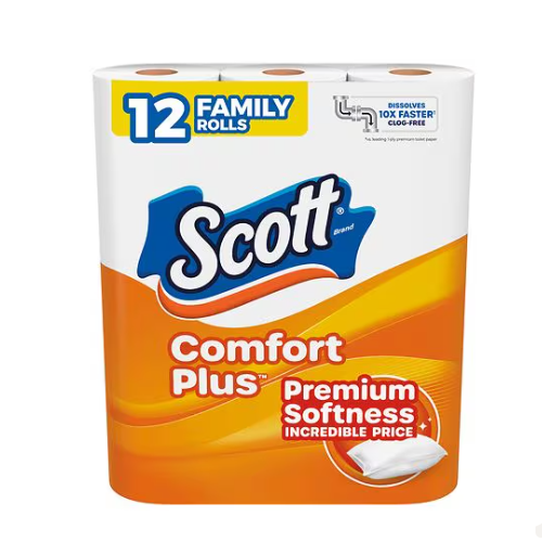 第二件半价！Scott Comfort Plus卫生纸特惠
