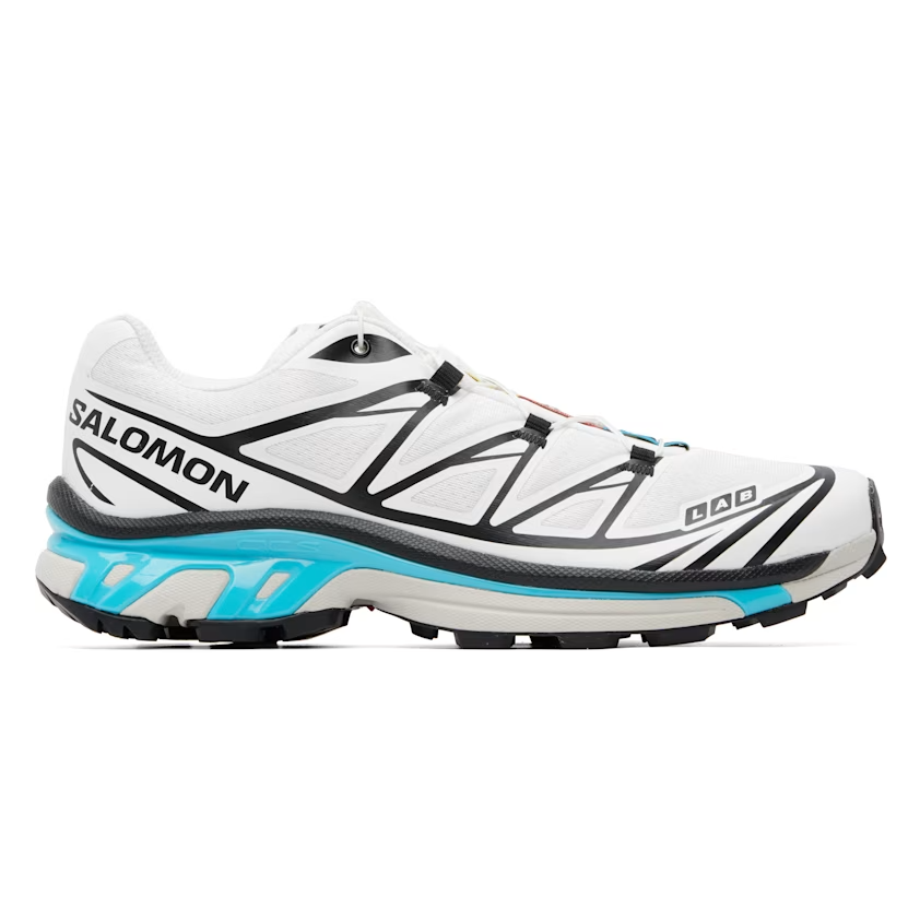 SALOMON 白色 XT-6 运动鞋
