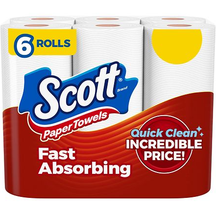 第2件半价！Scott厨房纸巾特惠