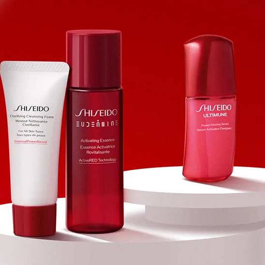 【即将截止】Shiseido：护肤热卖 满赠5件套