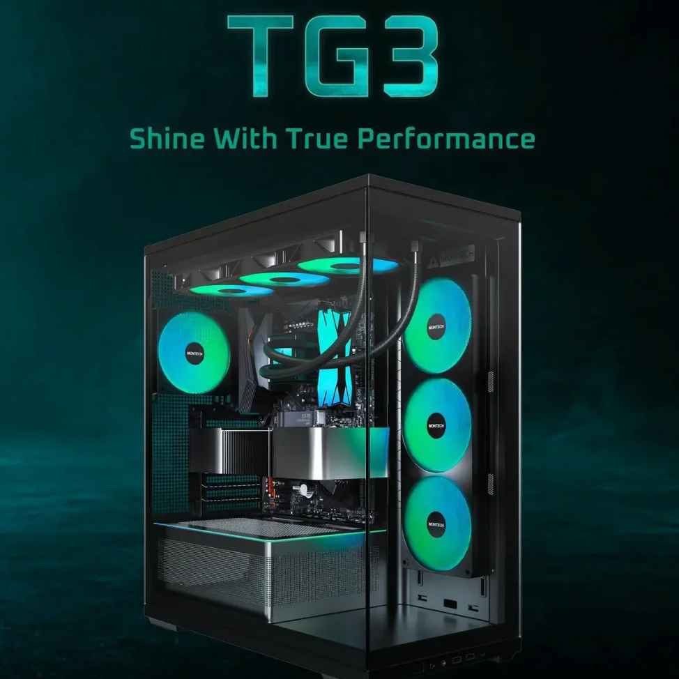 MONTECH TG3 全景ATX中塔机箱特惠