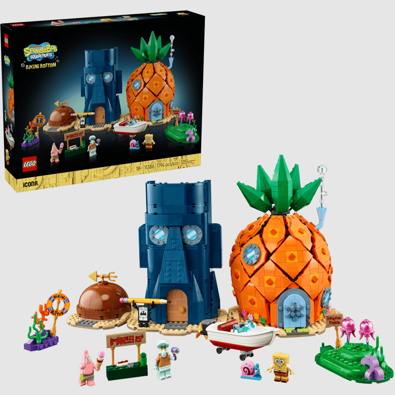 新品！LEGO 乐高 11386 海绵宝宝比奇堡套装