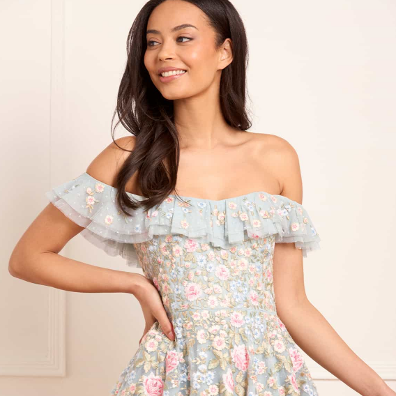THE OUTNET 港站：Needle & Thread 美衣上新！荷叶边针织开衫HK$656