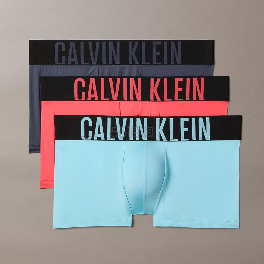 满$150享额外7折!Calvin Klein Intense Power 低腰平角内裤 3条装
