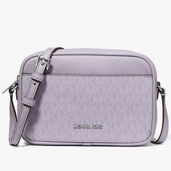 绝绝紫！Michael Kors 小号老花相机包