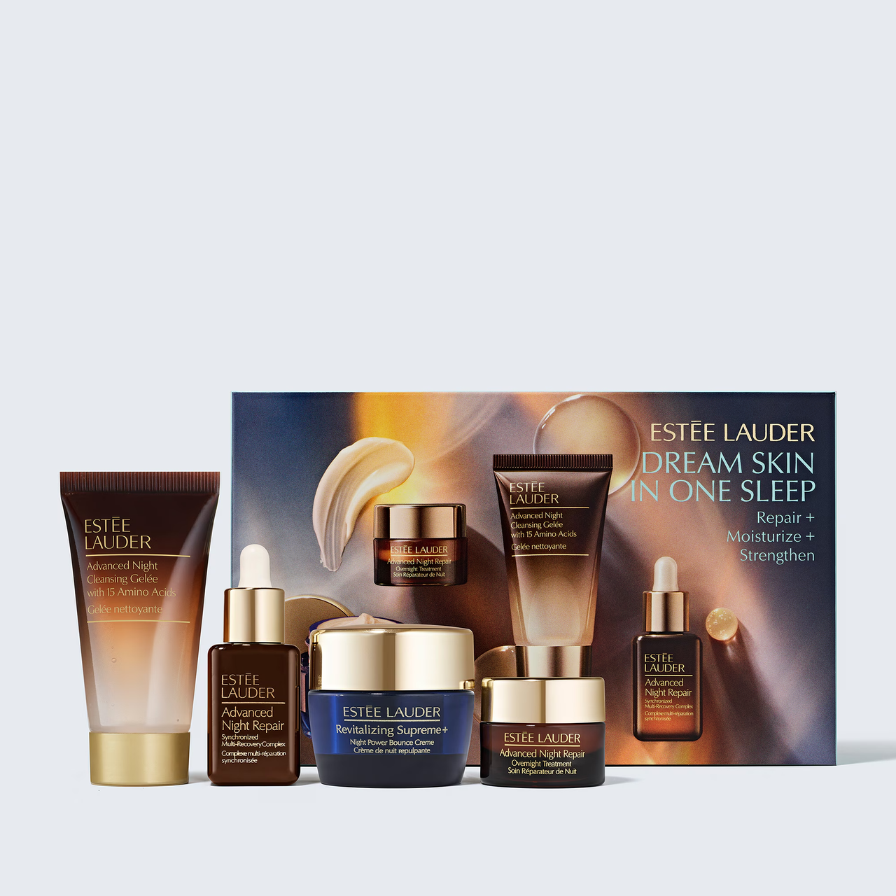 送好礼！Estee Lauder 雅诗兰黛夜间修护4件套