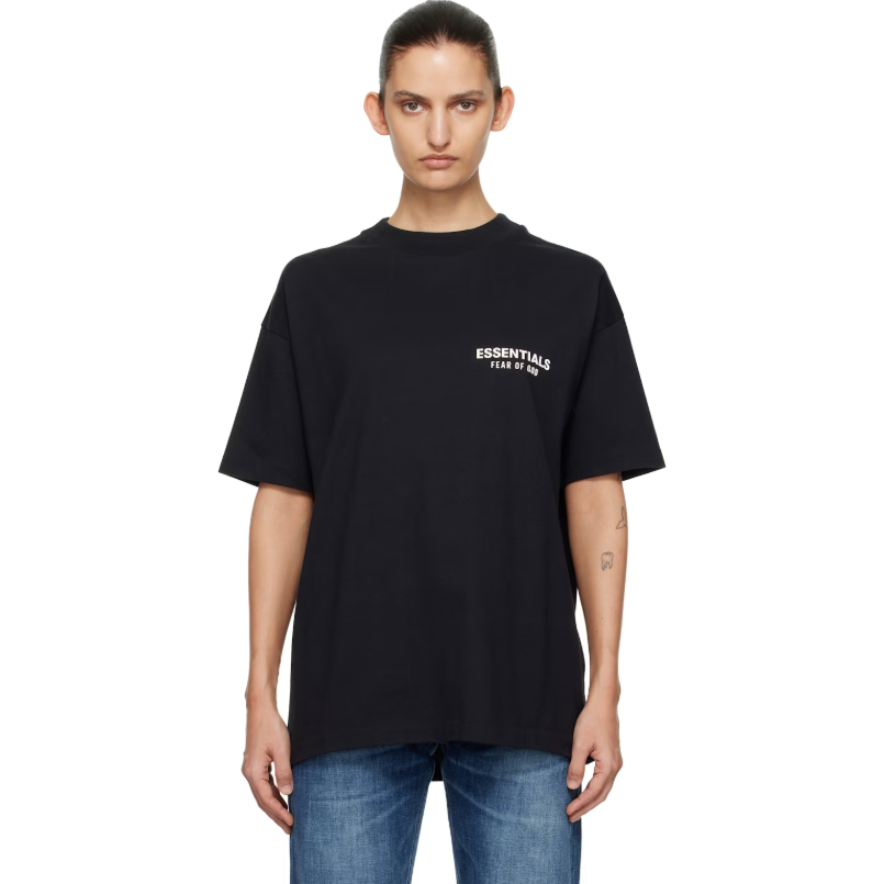 FEAR OF GOD ESSENTIALS 黑色 Classic T 恤