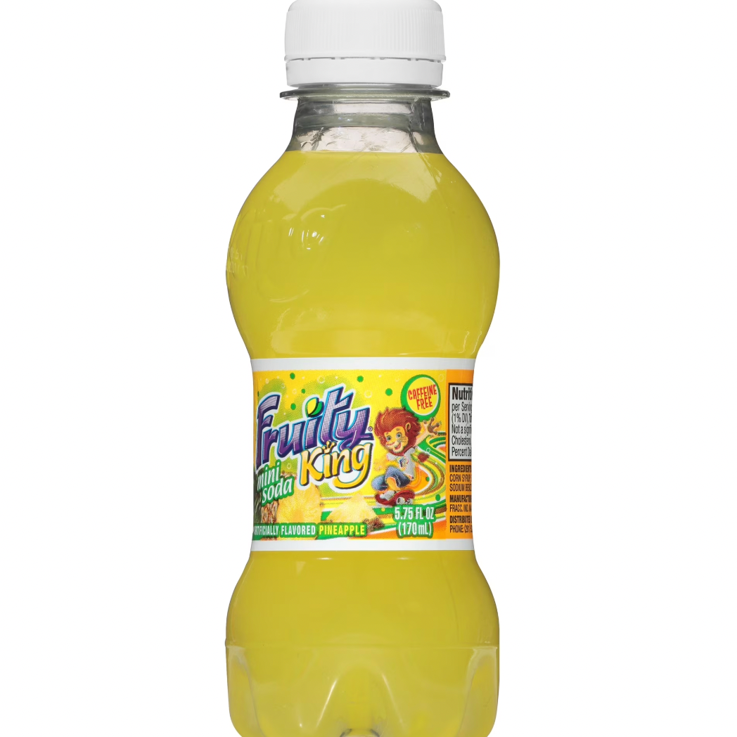 Fruity King 迷你菠萝味苏打水 24瓶装