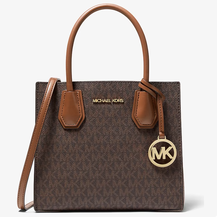 Michael Kors 棕色老花琴谱包
