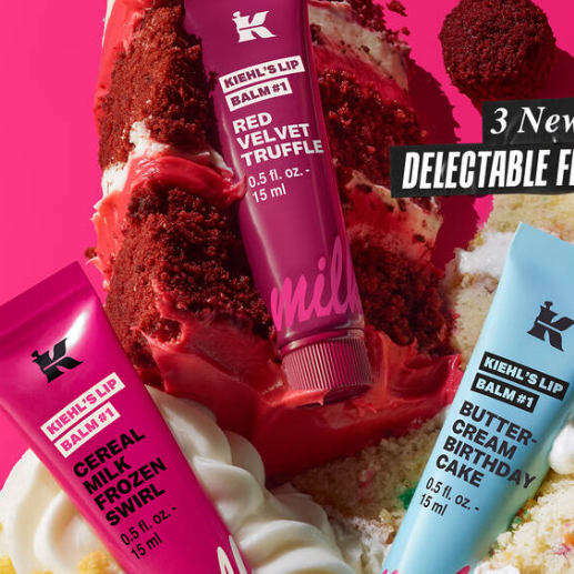 Kiehl's X Milk Bar 超人气甜点店联名唇膏上新
