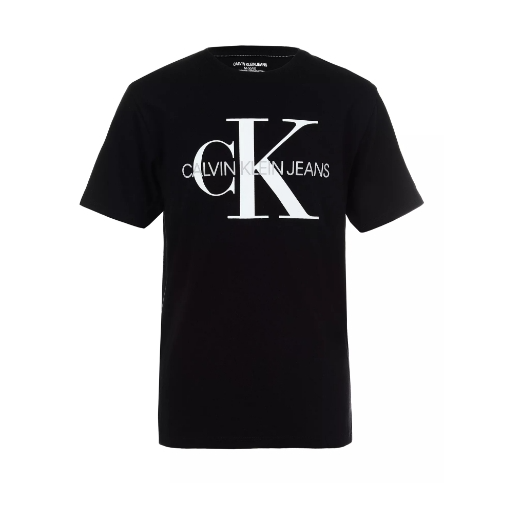 码全！Calvin Klein 大童款字母徽标T恤