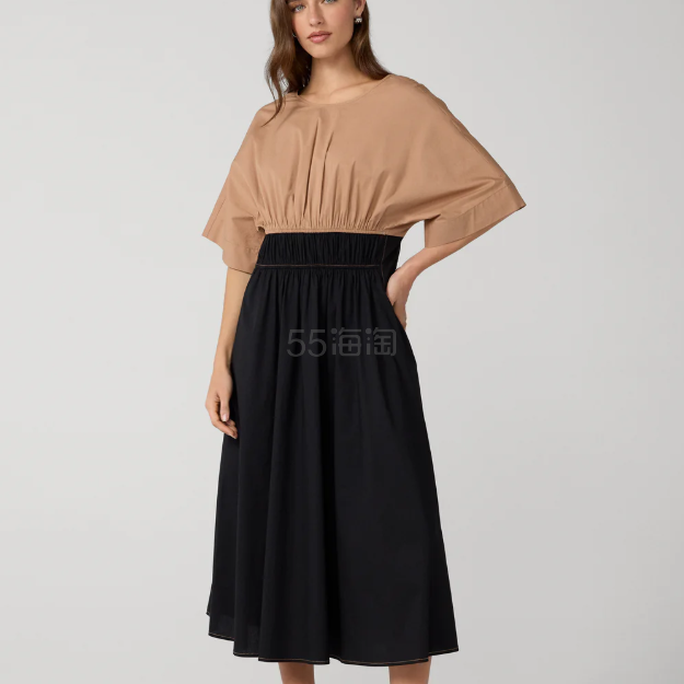 DVF Juliet 拼色连衣裙