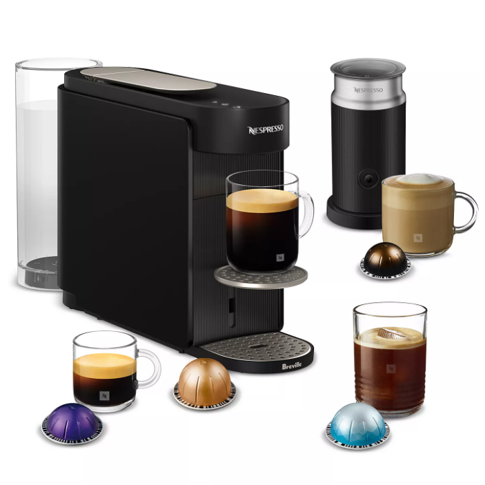Nespresso Vertuo UP 小旋风胶囊咖啡机套装（带 Aeroccino 奶泡机）