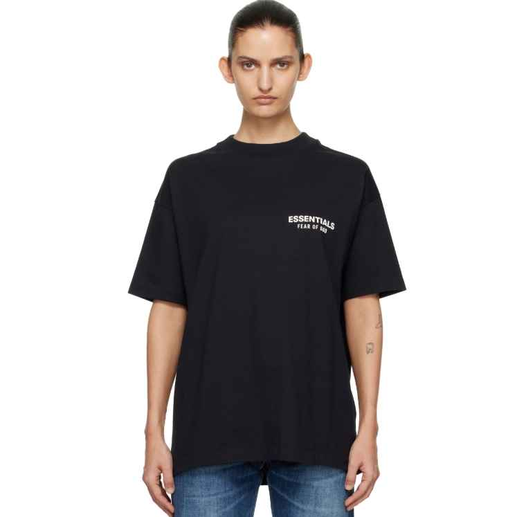 FEAR OF GOD ESSENTIALS 黑色 Classic T 恤