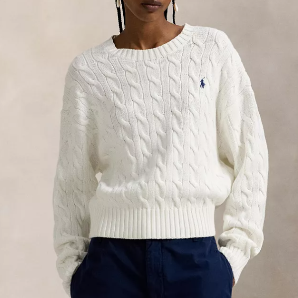 Polo Ralph Lauren 拉夫劳伦小马标绞花毛衣