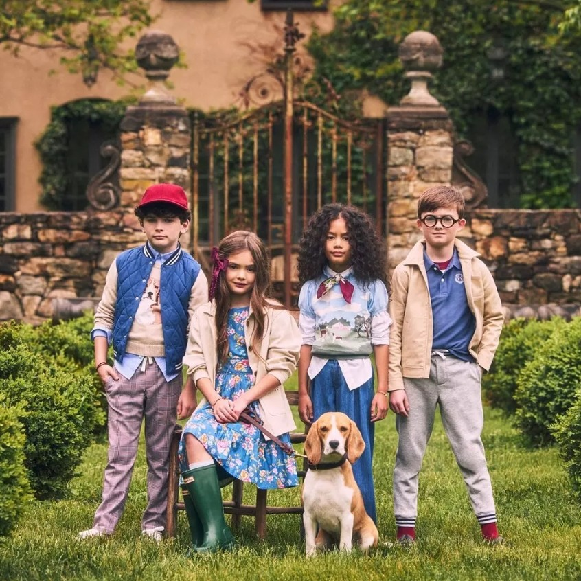 Janie and Jack：早秋款童装上新！田园风毛衣背心$51、豹纹芭蕾平底鞋$51