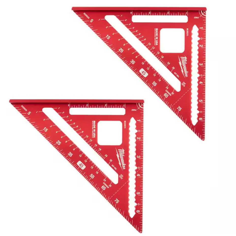 Milwaukee 7英寸斜方尺 2件装