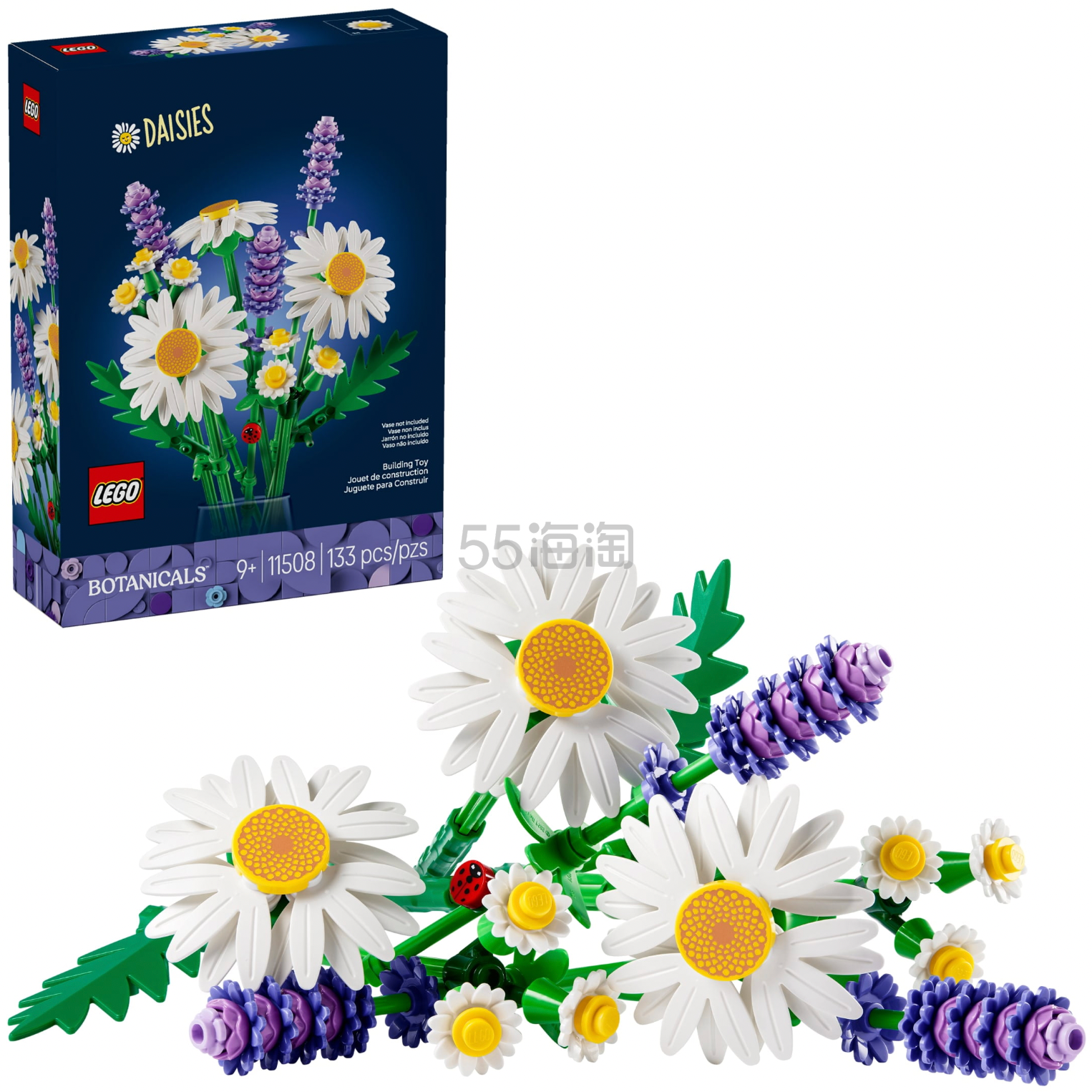 LEGO 雏菊花卉系列拼搭玩具