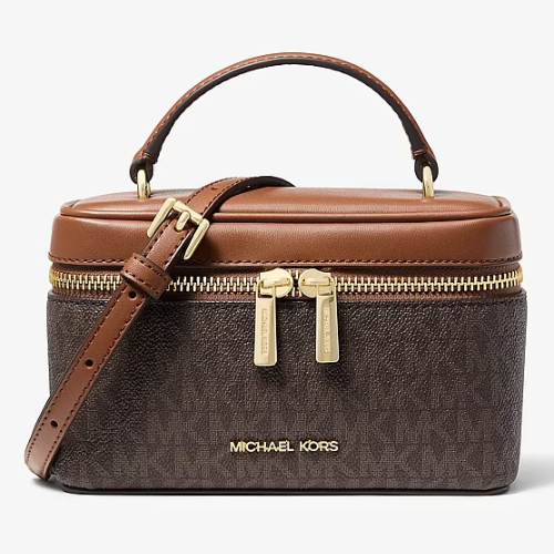 2件额外8折！Michael Kors Vivi 小号老花化妆盒子