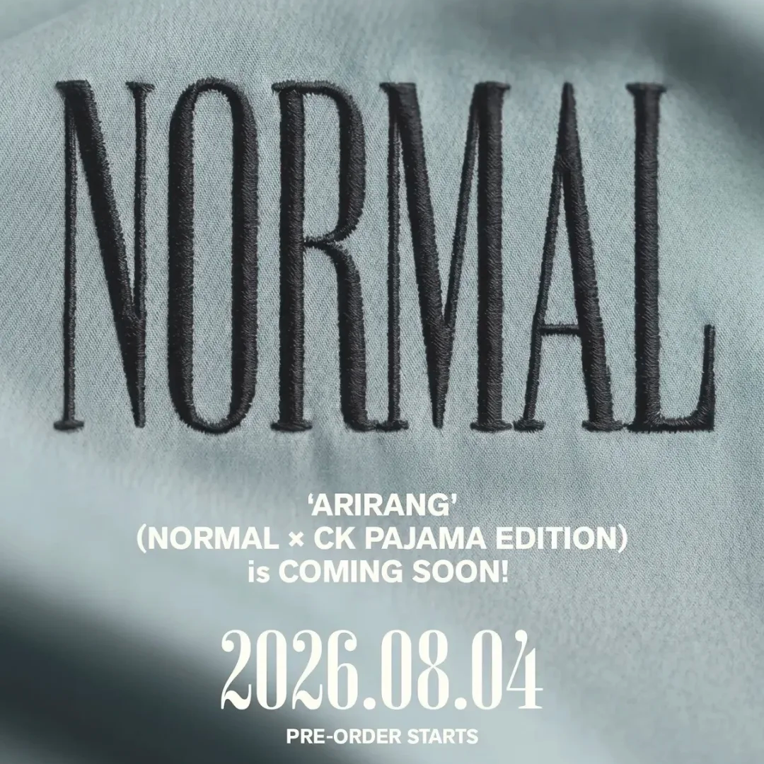 Calvin Klein x BTS "NORMAL" 主题联名睡衣来袭