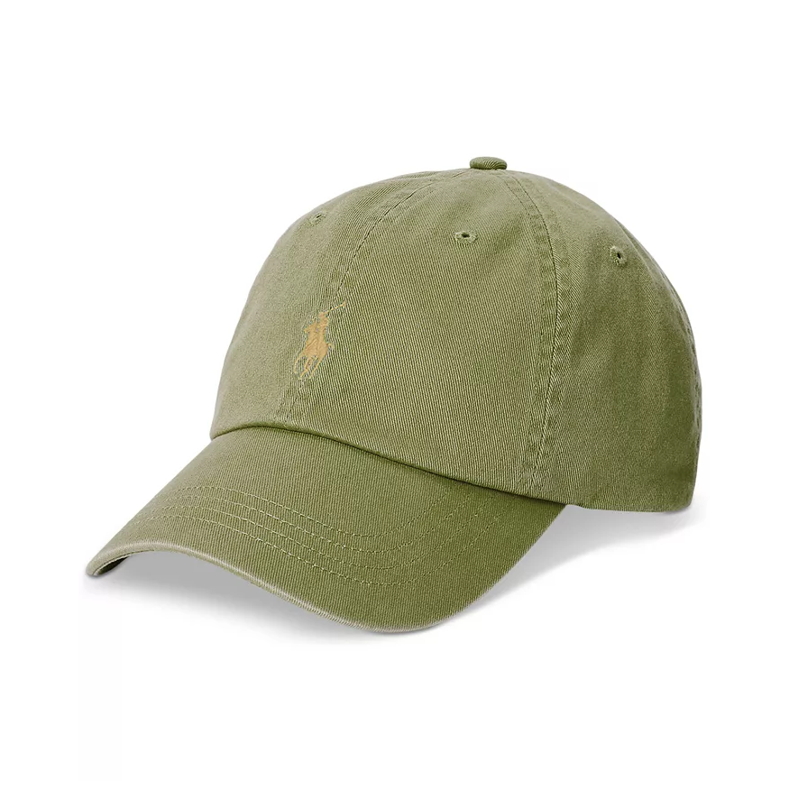 谭松韵同款！Polo Ralph Lauren 拉夫劳伦橄榄绿徽标棒球帽