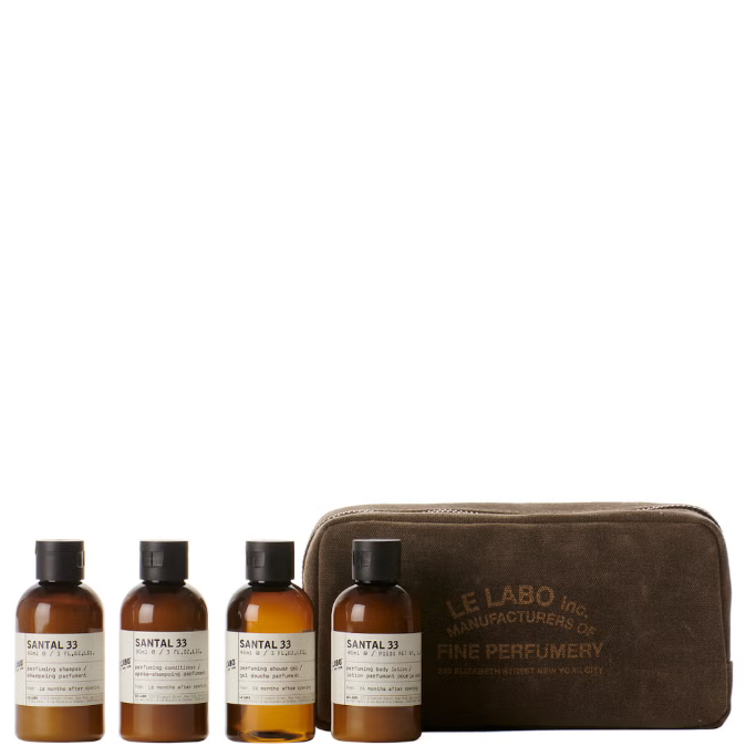 满送礼包！Le Labo Santal 33 旅行套装 90ml*4