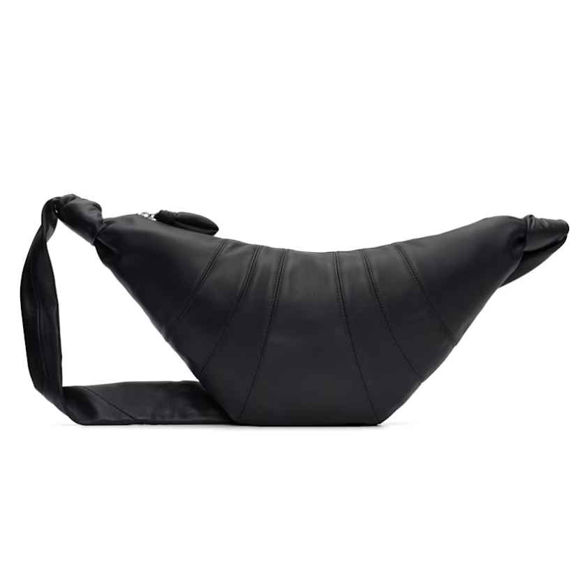 LEMAIRE 灰色中号 Croissant 单肩包