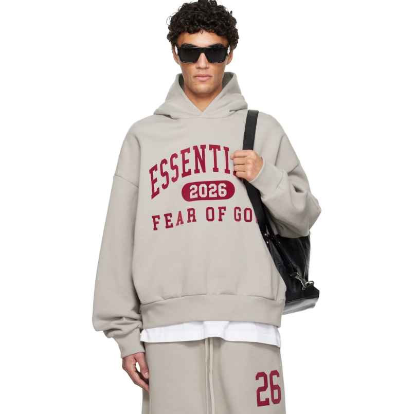 FEAR OF GOD ESSENTIALS 灰色 Holiday 系列 Classic 连帽衫