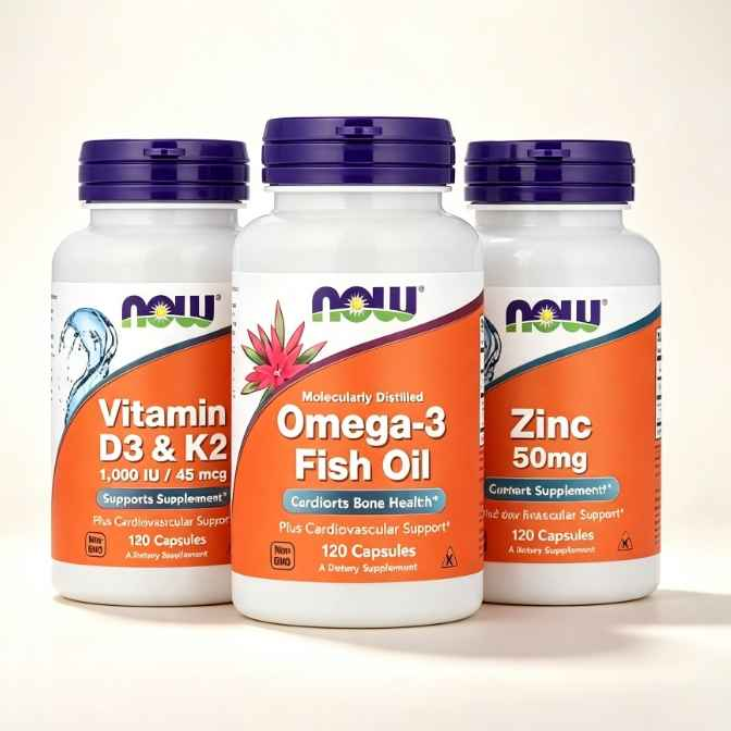 iHerb：Now Foods  品牌专场特惠！鱼油、维生素、南非醉茄等