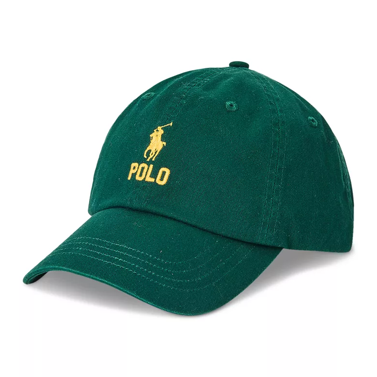 好价！Polo Ralph Lauren 拉夫劳伦Polo徽标绿色棒球帽