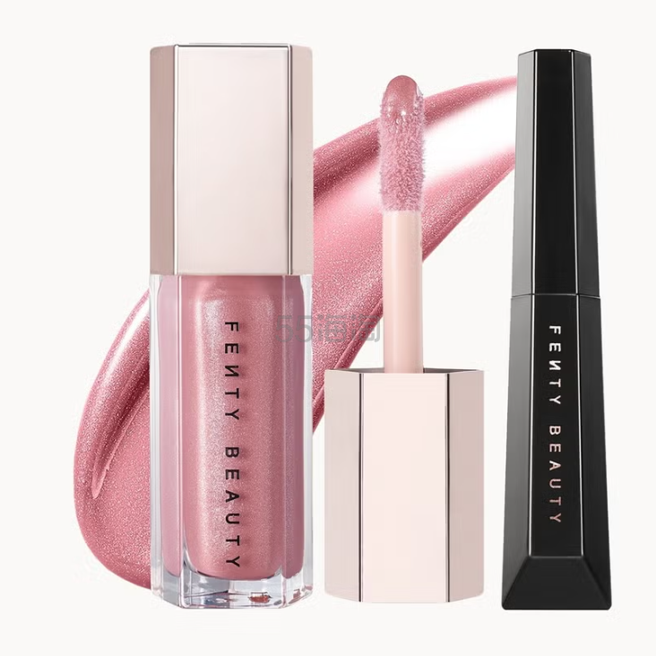 Fenty Beauty Gloss Bomb 套装(光泽唇彩+睫毛膏)