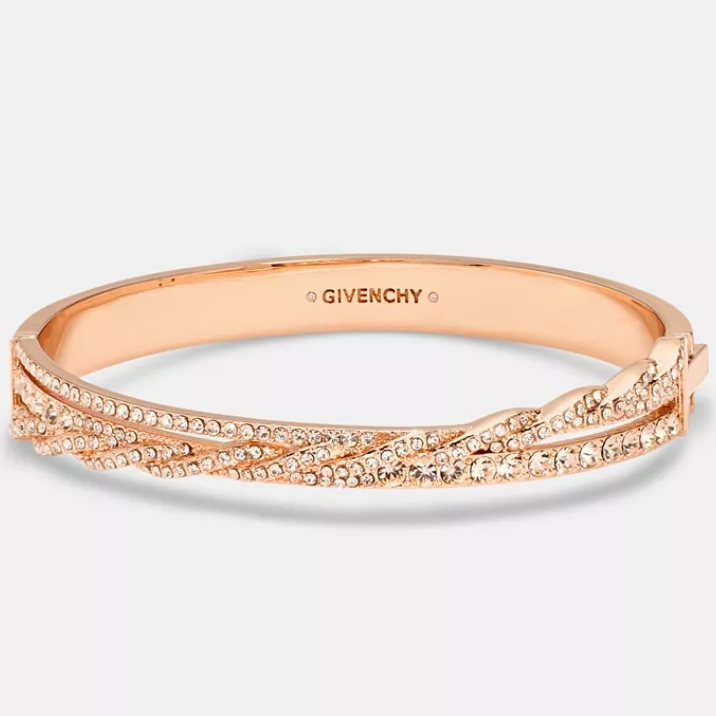 上新！Givenchy 纪梵希密镶扭转式手镯