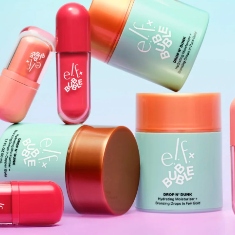 e.l.f. Cosmetics：elf x Bubble 联名款上新！入液体腮红、古铜精华等