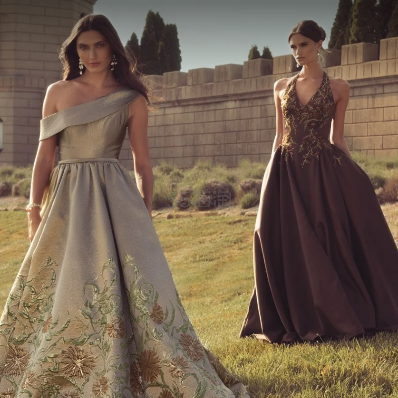 Mac Duggal：初秋新色-大地色系！巧克力棕、橄榄绿、深森林绿、暖金色等