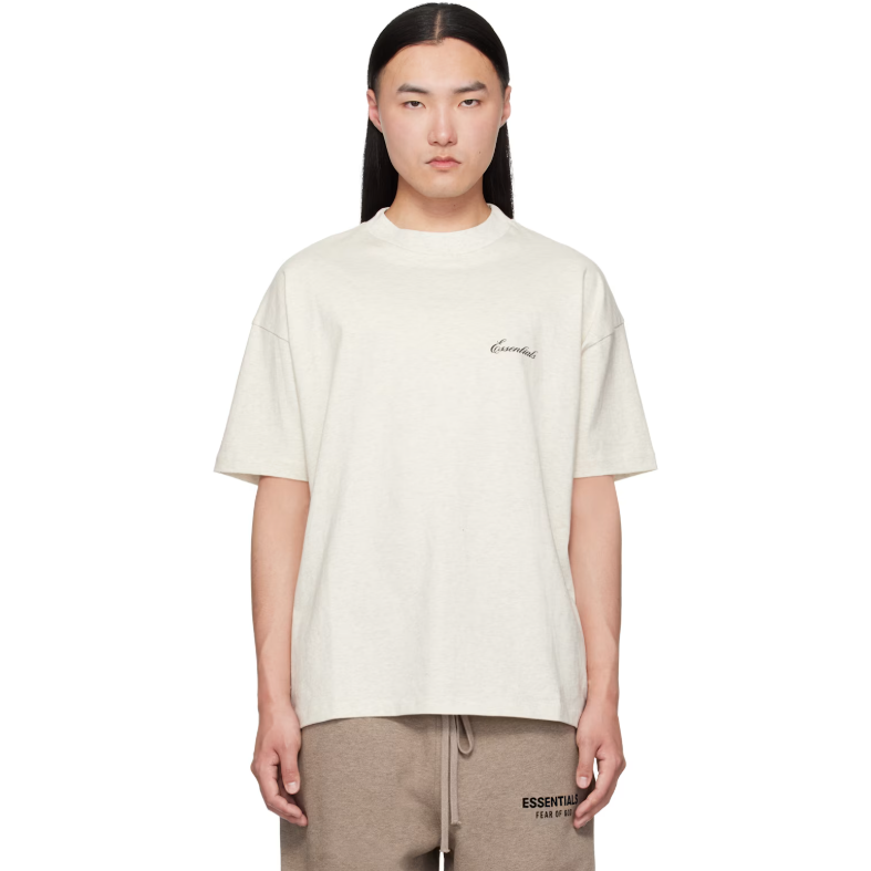 FEAR OF GOD ESSENTIALS 灰白色 Classic T 恤