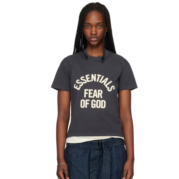 FEAR OF GOD ESSENTIALS 黑色 Campus Classic T 恤