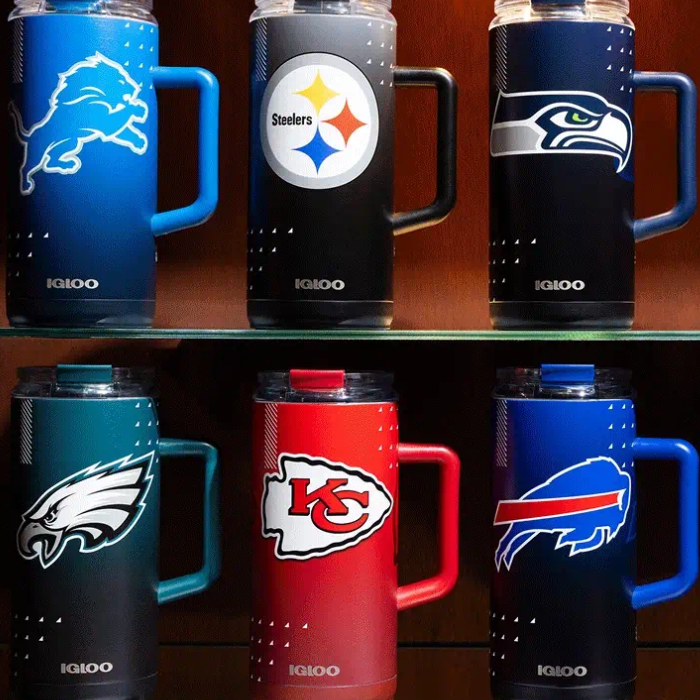 Igloo Coolers：NFL 联名款保温杯/冰桶/保温箱等专场特惠