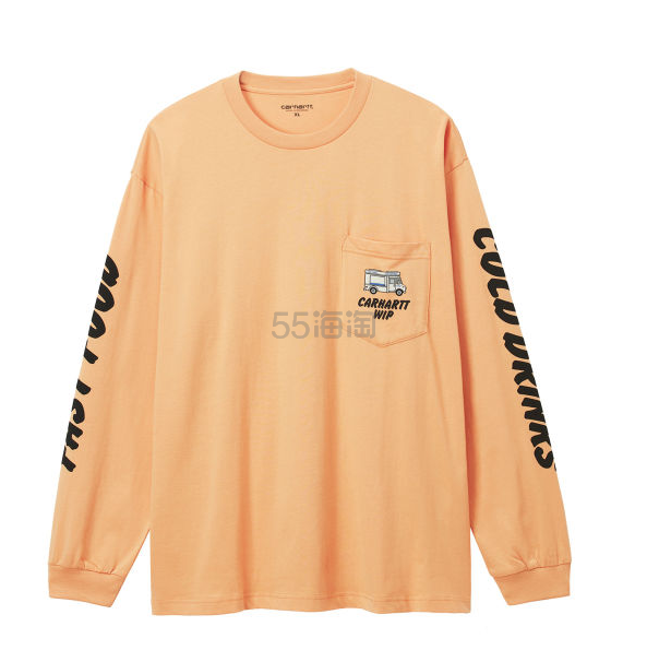 Carhartt WIP 字母印花长袖 T 恤