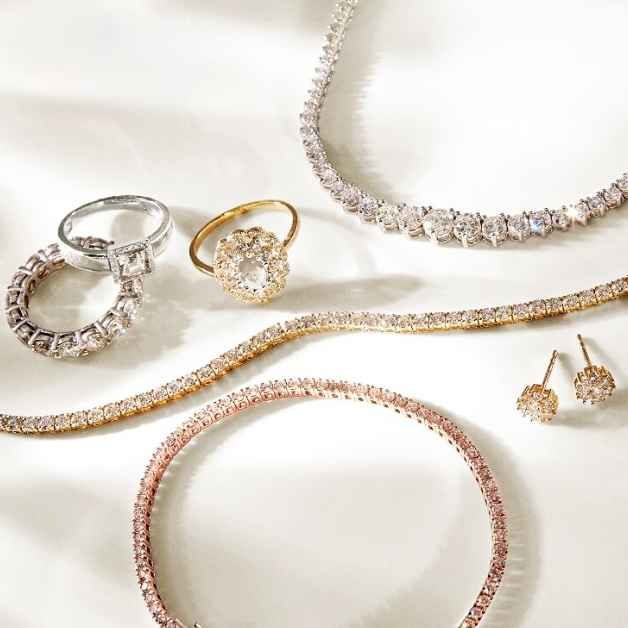 Gilt：实验室钻石网球手链