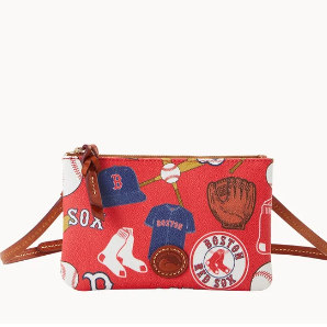 Dooney & Bourke MLB 红袜队拉链斜挎包