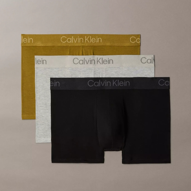 满$100立减$25！Calvin Klein 超柔软莫代尔平角内裤 3条装