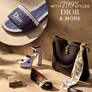 Rue La La：大牌鞋履手袋特惠！入 Dior、Valentino、Tory Burch 等