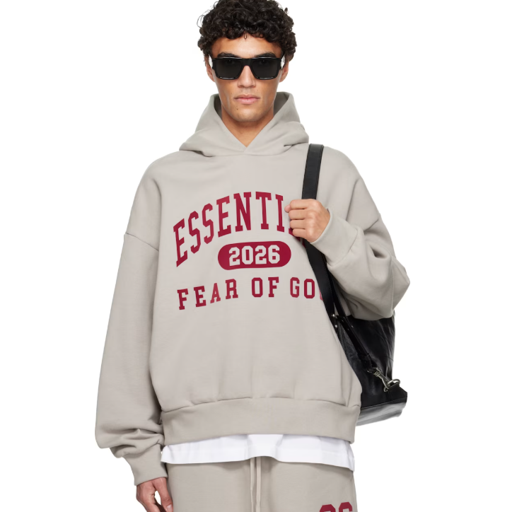 FEAR OF GOD ESSENTIALS 灰色 Holiday 系列 Classic 连帽衫