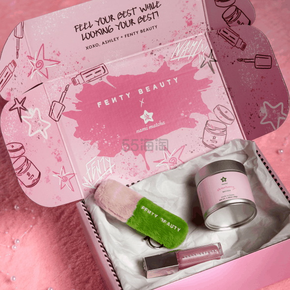 新品！Fenty Beauty x Nami Matcha 限量版联名系列唇部套装