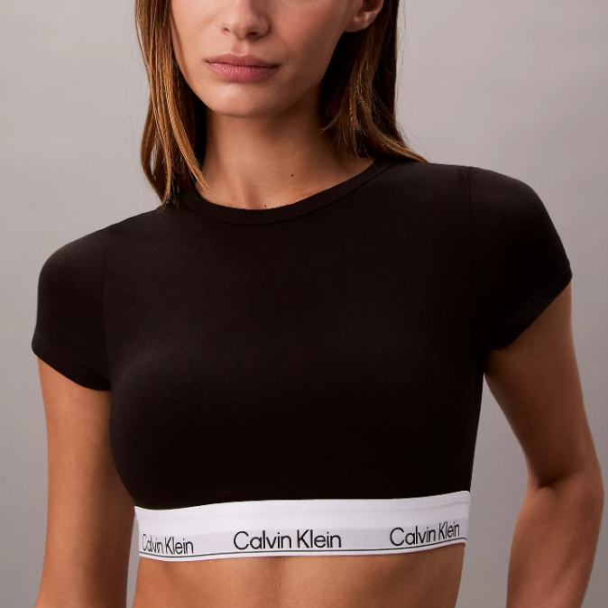 满$125享额外8折！Calvin Klein 经典字母徽标T恤内衣 小码有货