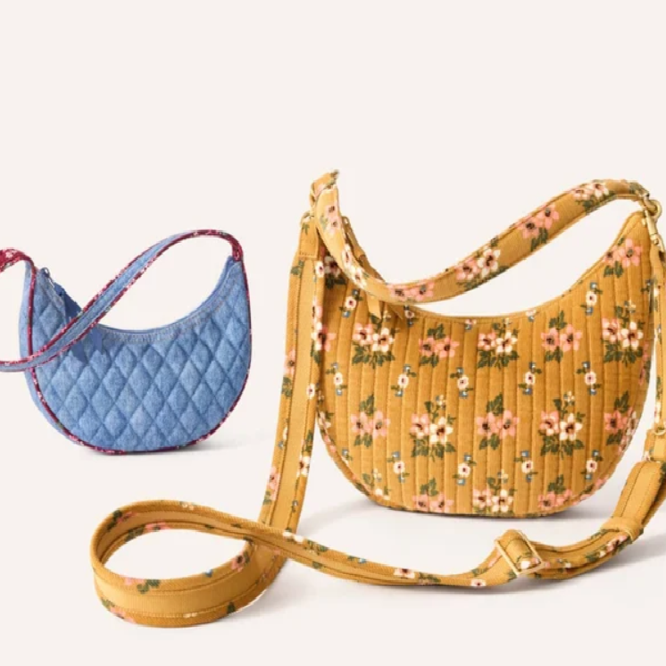 Vera Bradley：氛围感单肩包系列上新！丰富艺术印花、繁花、复古几何